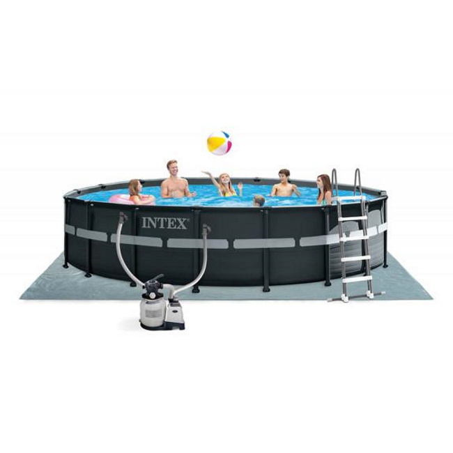 Intex bazen Ultra XTR Frame 488 x 122cm sa metalnim okvirom i peščanom pumpom 26326-1
